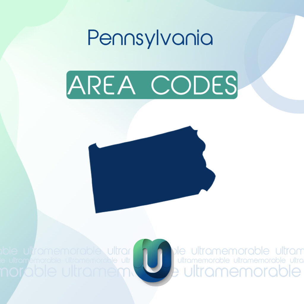 Pennsylvania Area Codes (724, 878) Ultra Memorable