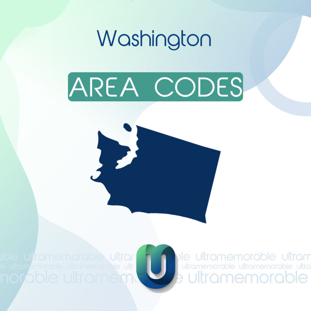 Washington Area Codes (206, 253) Ultra Memorable